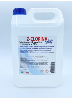 Z-clorina ricarica spray tanica da 5 lt