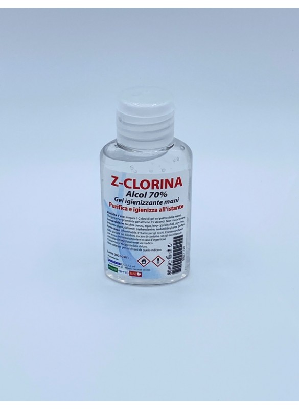 Z-Clorina gel igienizzante mani 80 ml
