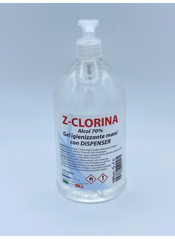 Z-Clorina gel igienizzante mani 1...